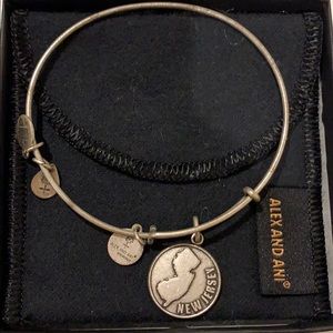 Alex and Ani New Jersey charm bangle